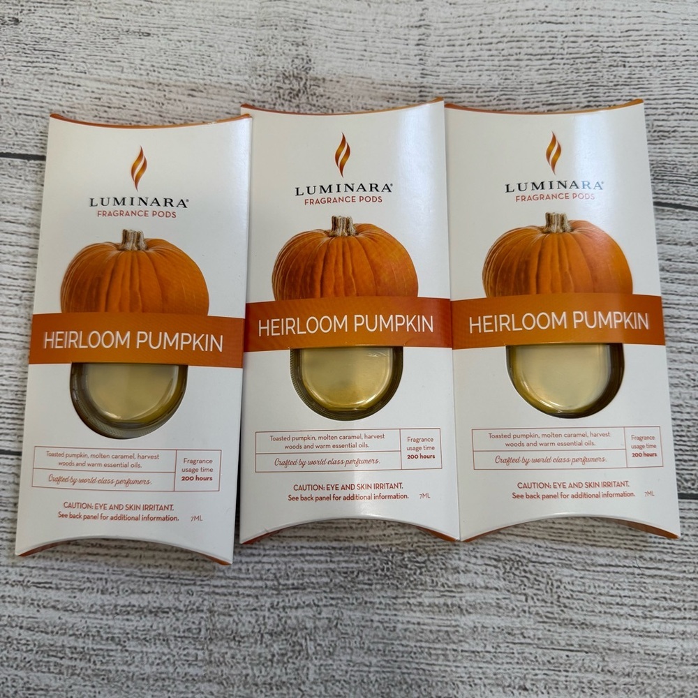 Luminara New 3 Pack Fragrance Pods in Heirloom Pumpkin